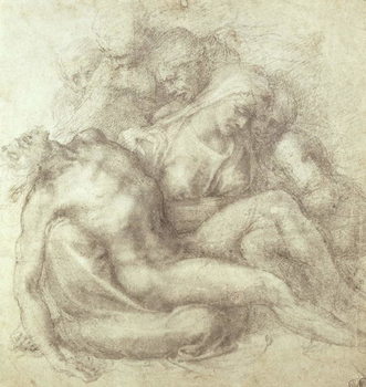 Reprodução do quadro Figures Study for the Lamentation Over the Dead Christ, 1530