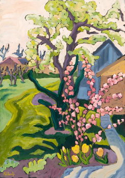 Reprodução do quadro Garden in Dusk Light, 2006