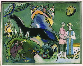Reprodução do quadro Golden Cloud, 1918