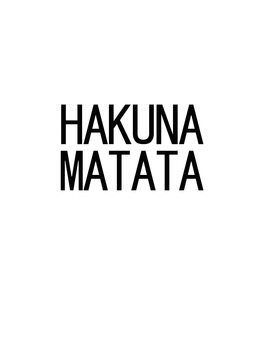 Arte Fotográfica Exclusiva hakunamatata