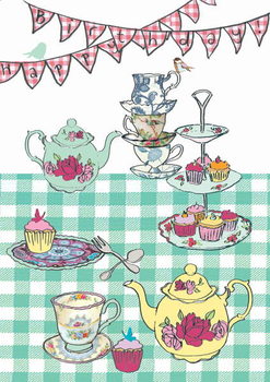 Reprodução do quadro High tea birthday, 2013