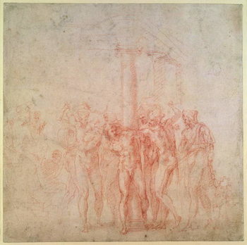 Reprodução do quadro Inv. 1895 6-15-500. R. (W.15) The Flagellation of Christ