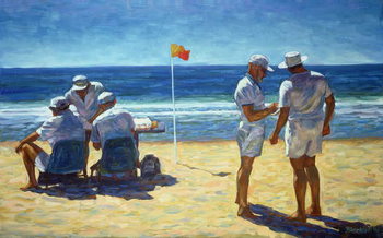 Reprodução do quadro Judges at the Lifesaving Carnival, 1993