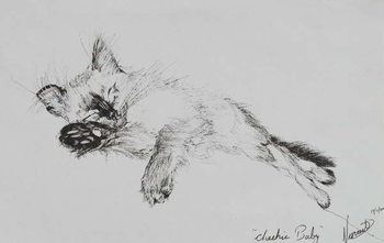 Reprodução do quadro Kitty 'Baby', 2002,