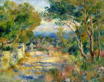 Reprodução do quadro L'Estaque, 1882
