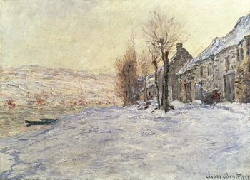 Reprodução do quadro Lavacourt under Snow, c.1878-81