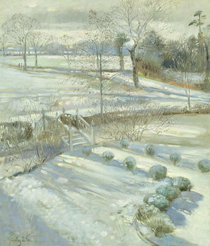 Reprodução do quadro Lavender and the Chinese Bridge