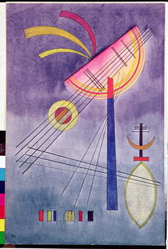 Reprodução do quadro Leaning Semicircle, 1928