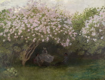 Reprodução do quadro Lilacs, Grey Weather, 1872