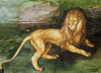 Reprodução do quadro Lion