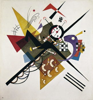 Reprodução do quadro On White II, 1923