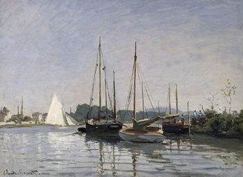 Reprodução do quadro Pleasure Boats, Argenteuil, c.1872-3