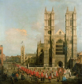 Reprodução do quadro Procession of the Knights of the Bath