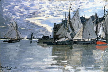 Reprodução do quadro Sailing Boats, c.1864-1866