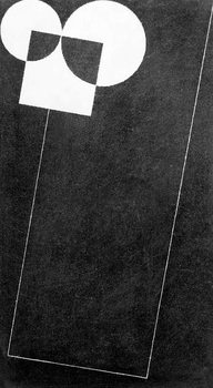 Reprodução do quadro Slate, with Square and Two Cirles, 2004