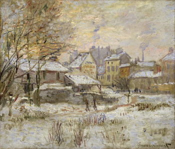 Reprodução do quadro Snow Effect with Setting Sun, 1875
