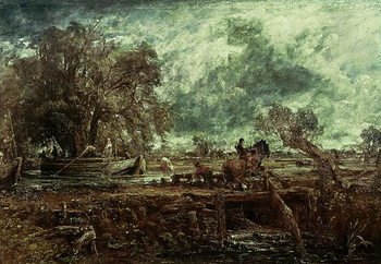 Reprodução do quadro Study for The Leaping Horse, c.1825