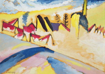 Reprodução do quadro Study in Winter No. 2, c.1910