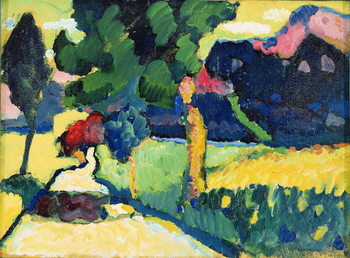 Reprodução do quadro Summer Landscape, 1909