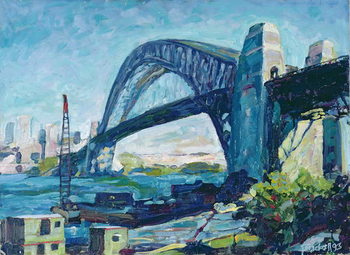 Reprodução do quadro Sydney Harbour Bridge, 1995