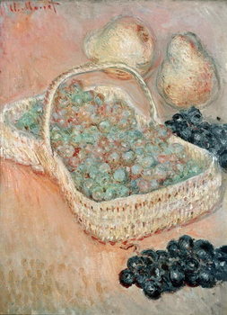 Reprodução do quadro The Basket of Grapes, 1884