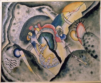 Reprodução do quadro The Black Stroke, 1920