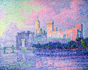 Reprodução do quadro The Chateau des Papes, Avignon, 1900