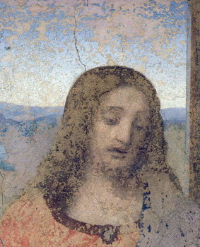 Reprodução do quadro The Last Supper, 1495-97 (fresco) (post restoration)