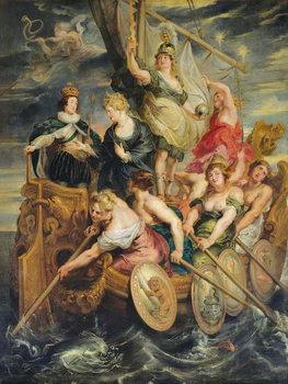 Reprodução do quadro The Majority of Louis XIII (1601-43) 20th October 1614, 1621-25