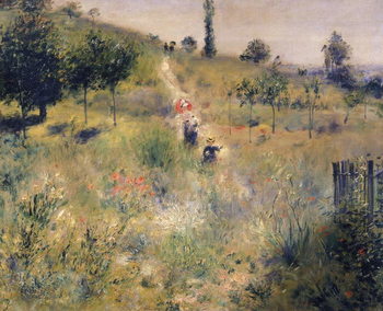 Reprodução do quadro The Path through the Long Grass, c.1875