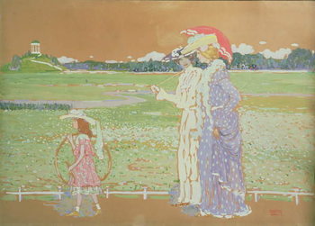 Reprodução do quadro The Walk, 1903