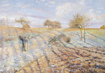 Reprodução do quadro White Frost, 1873