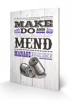 Ξύλινη τέχνη Asistended - Make Do And Mend