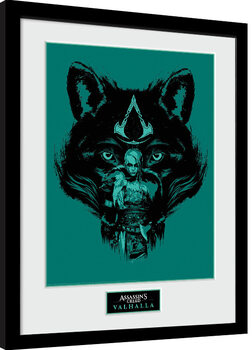 Framed Poster Assassin's Creed: Valhalla - Wolf