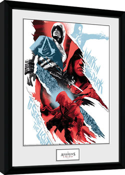 Poster emoldurado Assassins Creed - Compilation 1