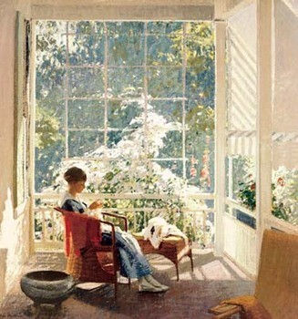 Art Print At The End Of The Porch