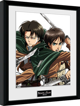 Κορνιζαρισμένη αφίσα Attack On Titan - Levi