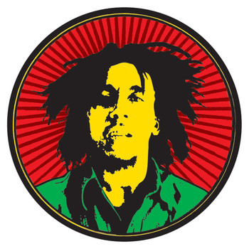Autocolantes BOB MARLEY - rastafari