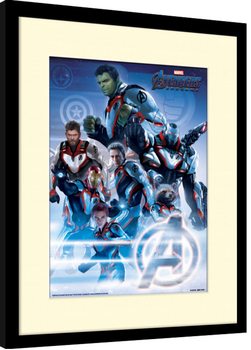Framed poster Avengers: Endgame - Quantum Realm Suits