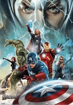 3D Αφίσα AVENGERS - heroes
