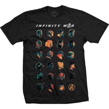 Majica Avengers - Infinity War Head Profiles