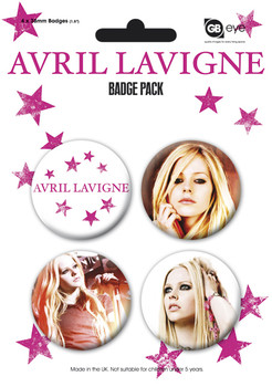 Σετ κονκάρδες AVRIL LAVIGNE