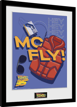Poster emoldurado Back To The Future - 35th McFly