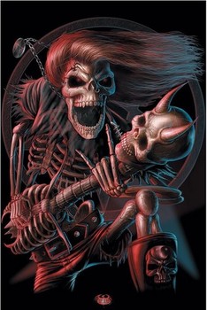3D Αφίσα BAD TO THE BONE - 3D