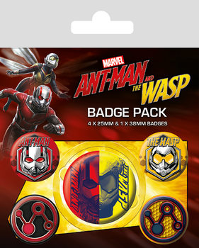 Badge set Ant-Man and The Wasp