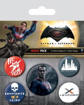 Batman v Superman: Dawn of Justice - Superman Badge Pack