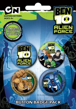 Badge set BEN 10 - alien force