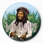 Badge BOB MARLEY - rollin
