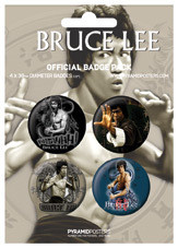 Badge set BRUCE LEE
