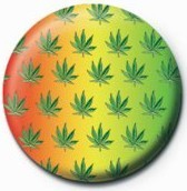 Badge Cannabis leaf - multi